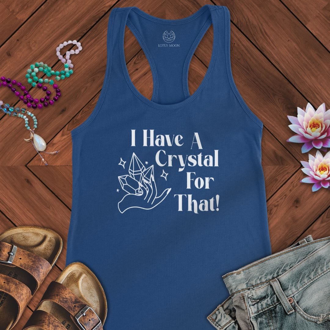 Crystal Therapy Tank Solid Royal