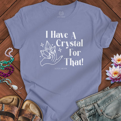 Crystal Therapy Tee Lavender Blue