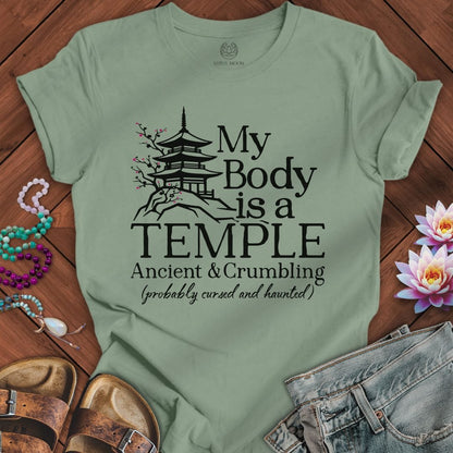 Cursed and Haunted Tee Sage