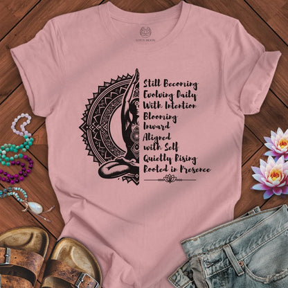 Daily Affirmation Tee Orchid