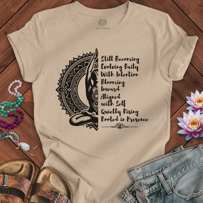 Daily Affirmation Tee Tan
