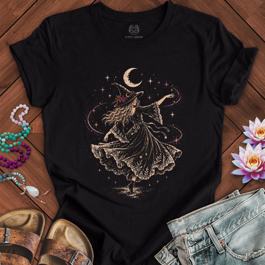 Dancing Witch Tee Black
