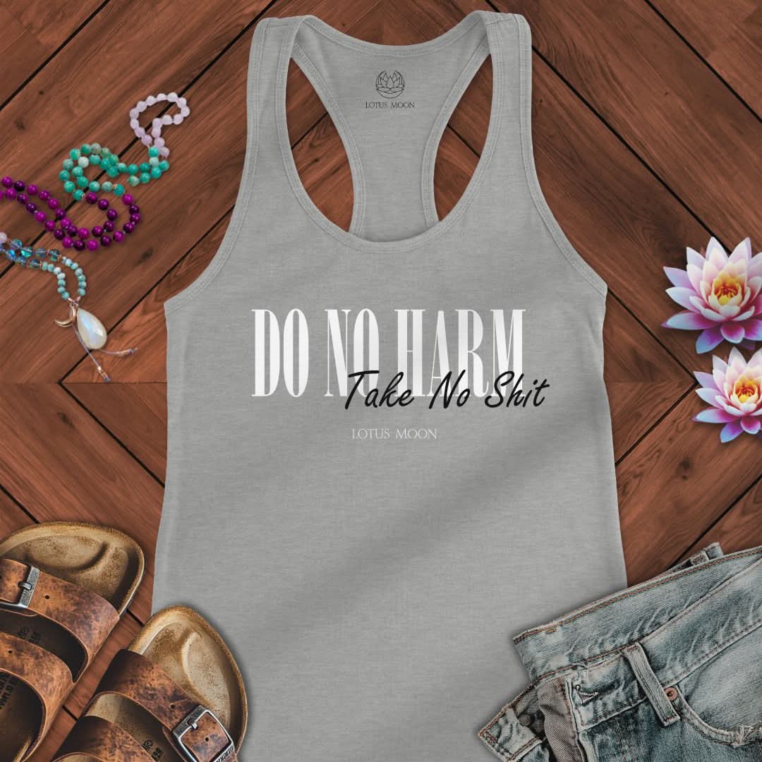Do No Harm Tank Heather Grey
