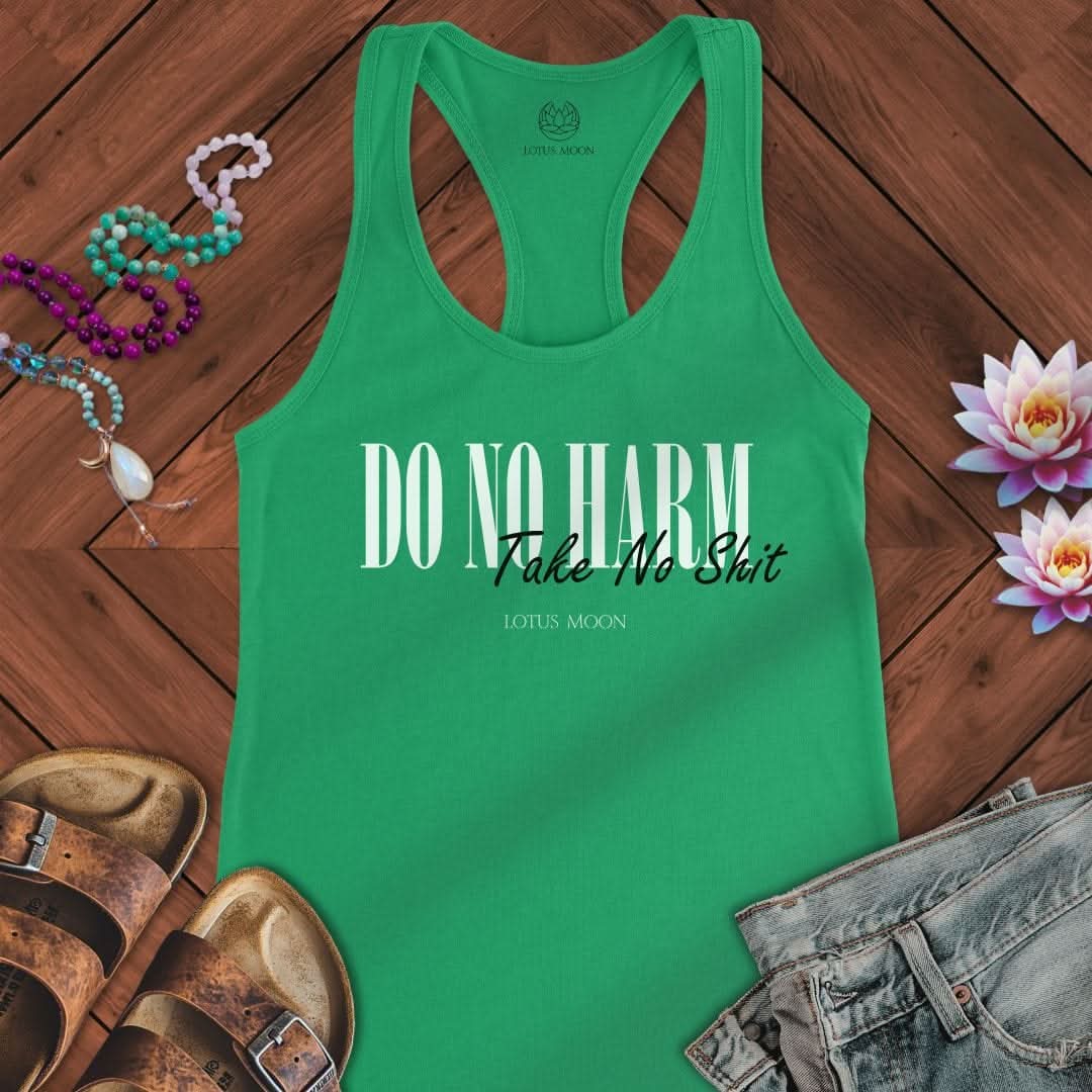 Do No Harm Tank Solid Kelly Green