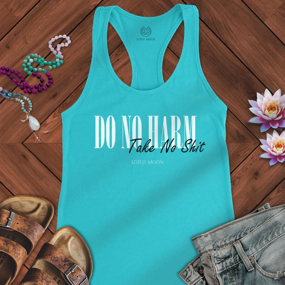 Do No Harm Tank Solid Tahiti Blue