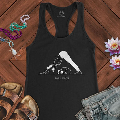 Downward Dog Tank Solid Black