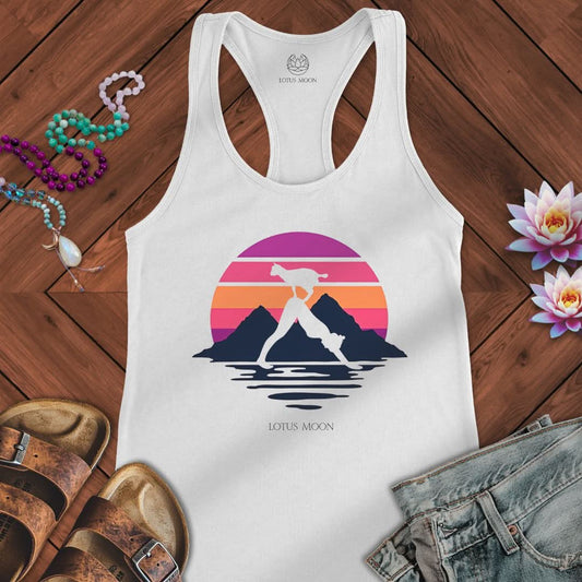 Downward Goat Tank Solid White