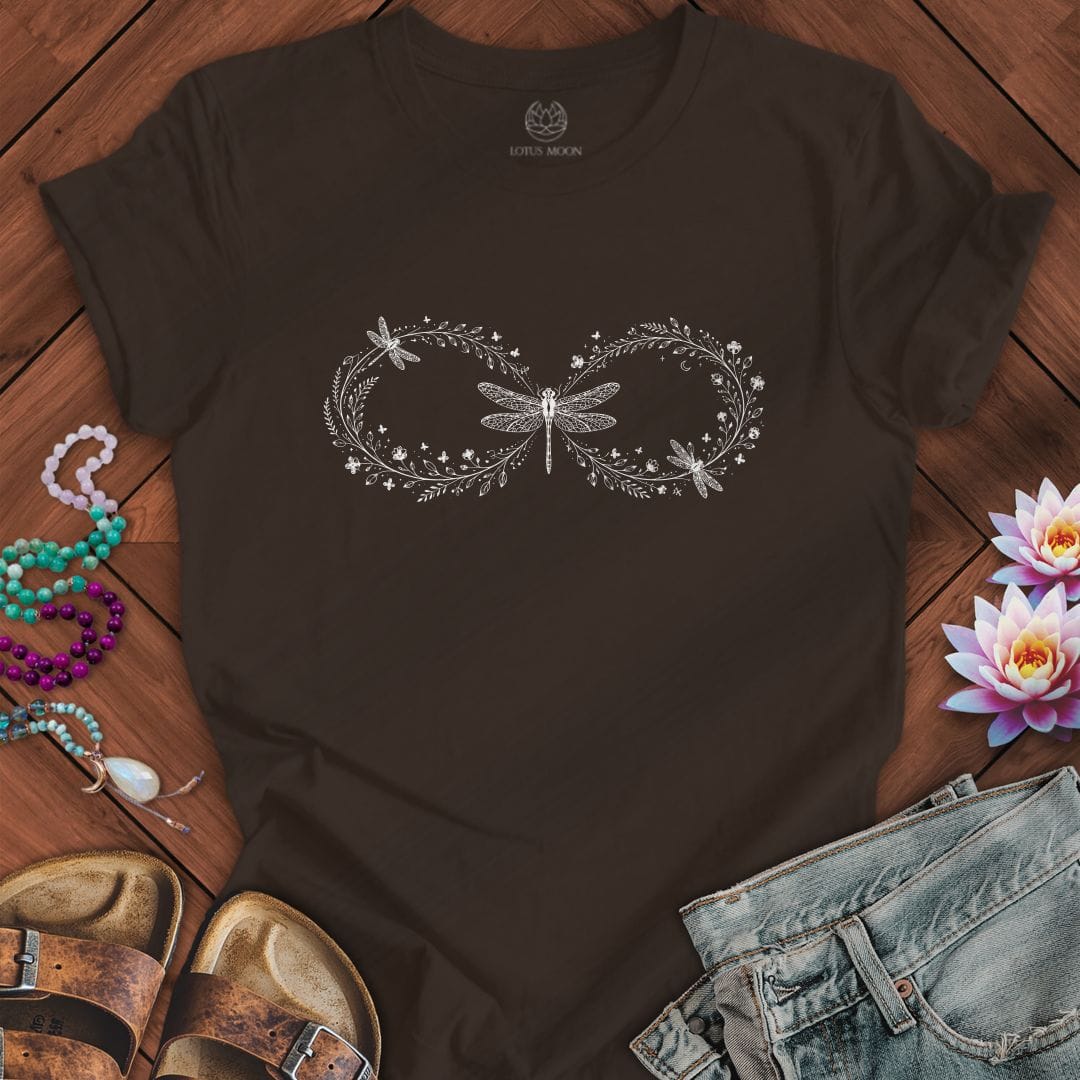 Dragonfly Infinity Tee Brown