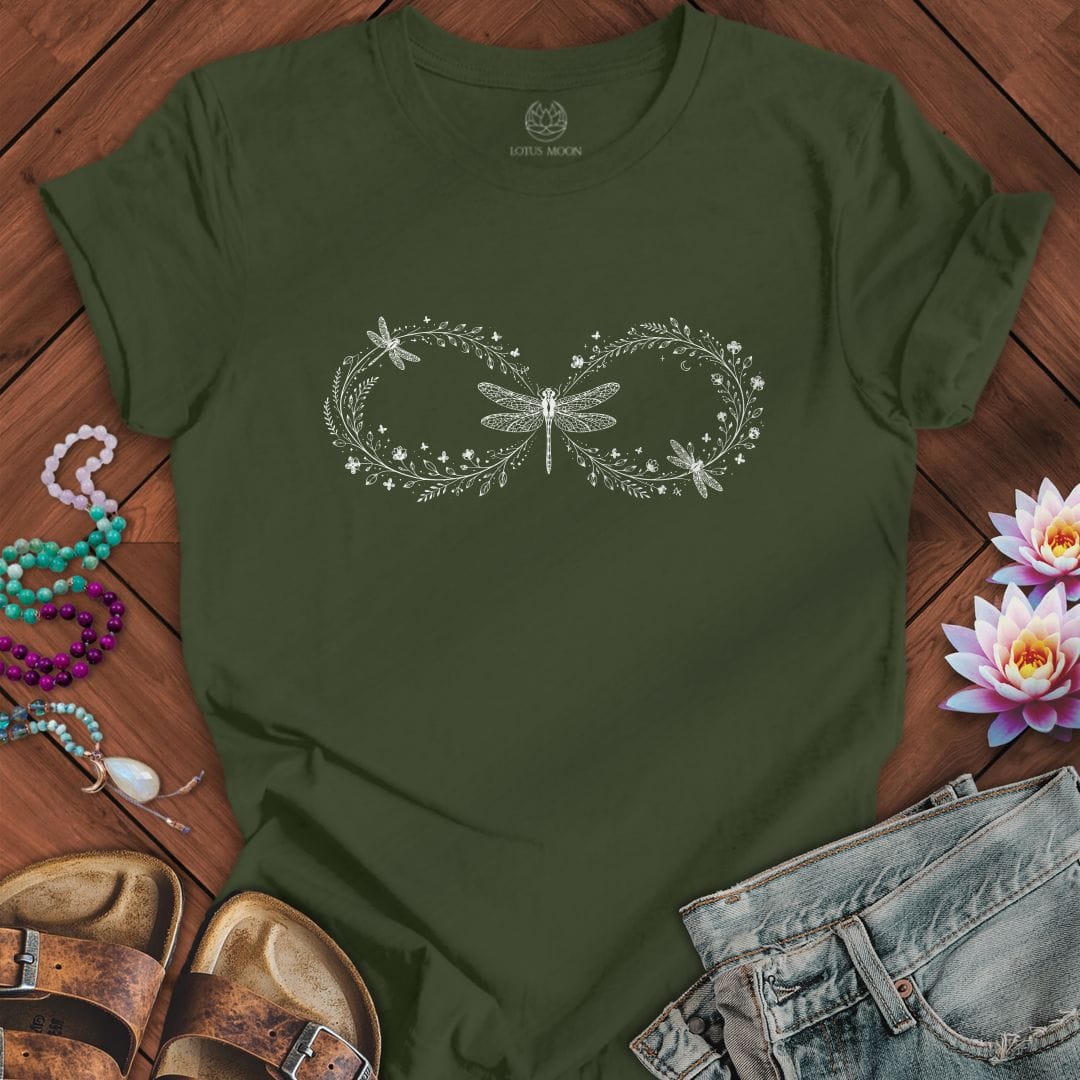 Dragonfly Infinity Tee Military Green