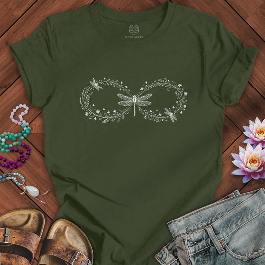 Dragonfly Infinity Tee Military Green