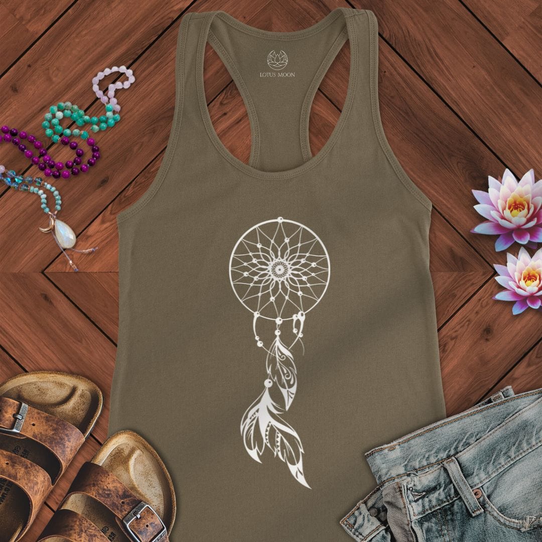 Dreamcatcher Tank Solid Military Green