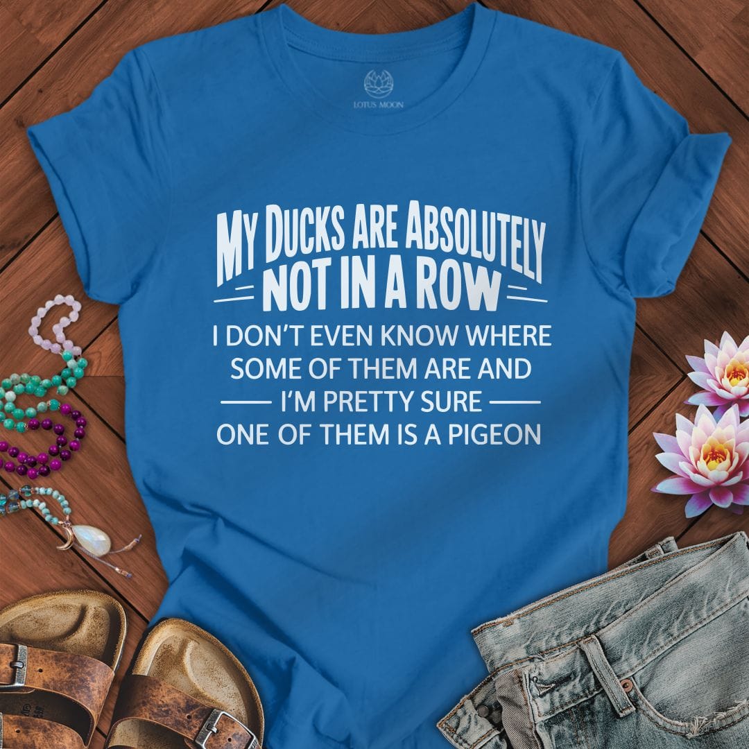 Ducks In A Row Tee Columbia Blue