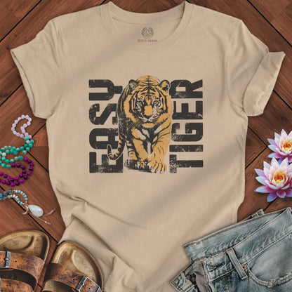 Easy Tiger Tee Tan