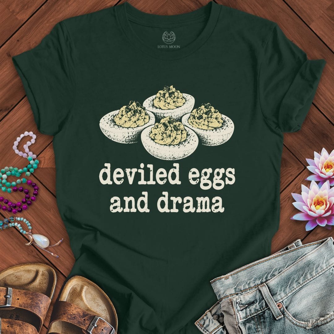 Eggs And Drama Tee Forest