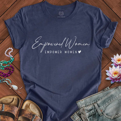 Empowered Women Tee Heather Navy