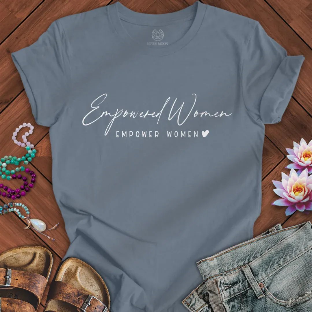 Empowered Women Tee Steel Blue
