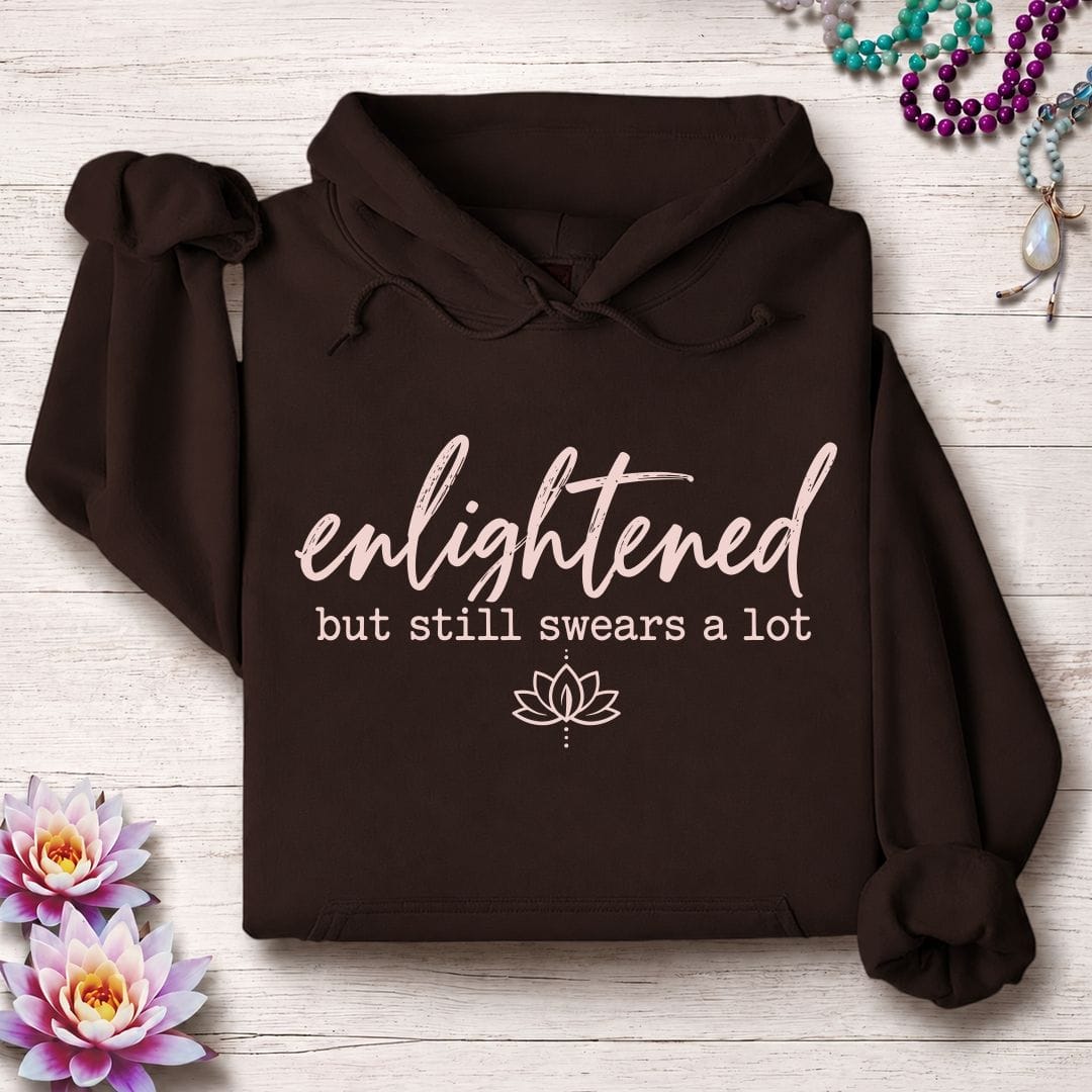 Enlightened Hoodie Dark Chocolate