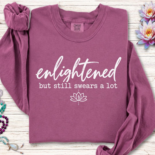 Enlightened Long Sleeve Tee Berry