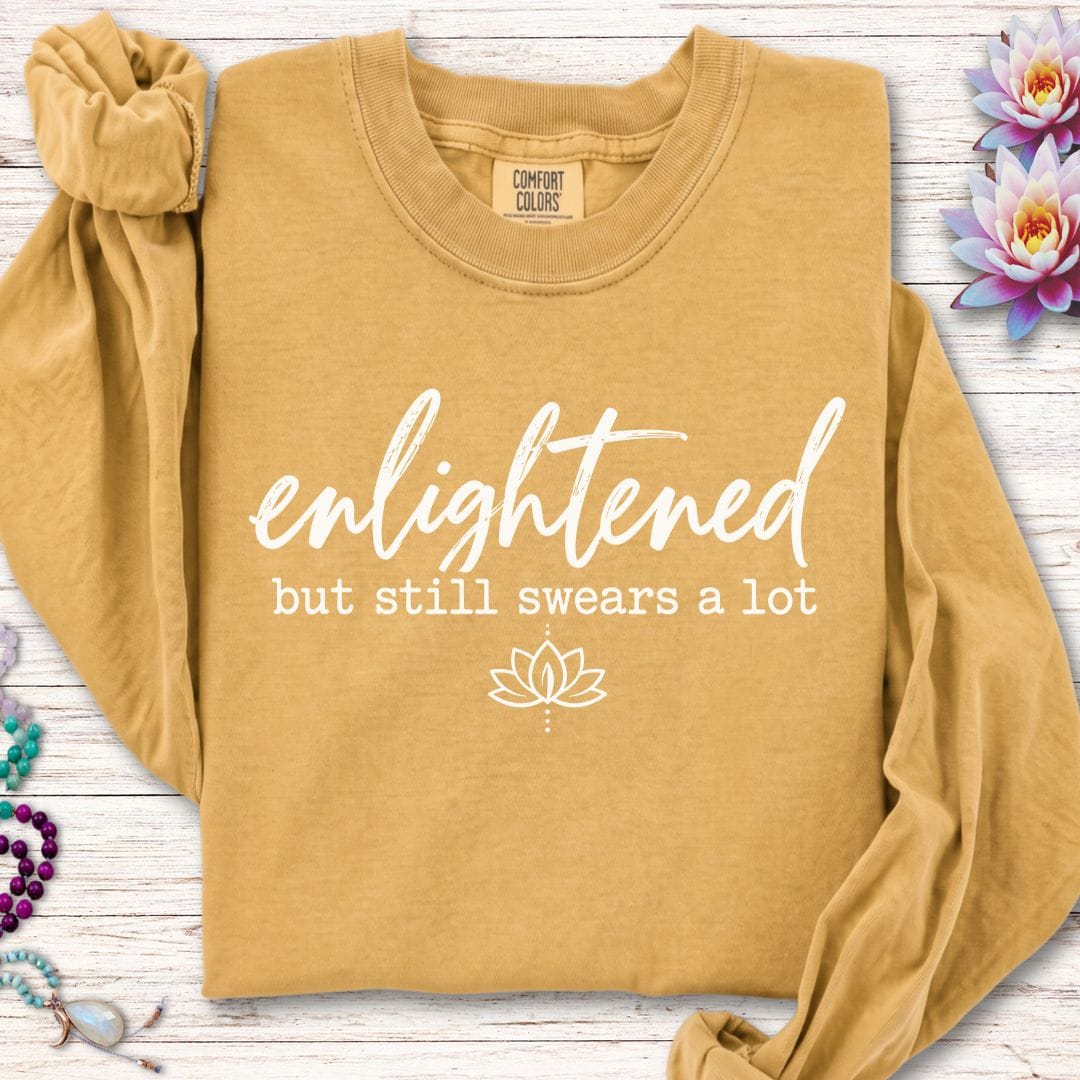 Enlightened Long Sleeve Tee Mustard