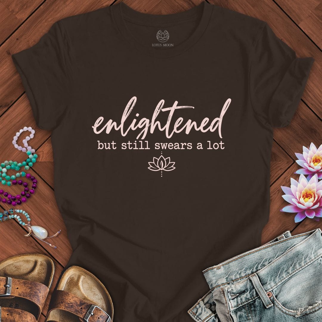 Printify T-Shirt Enlightened Tee Brown / S