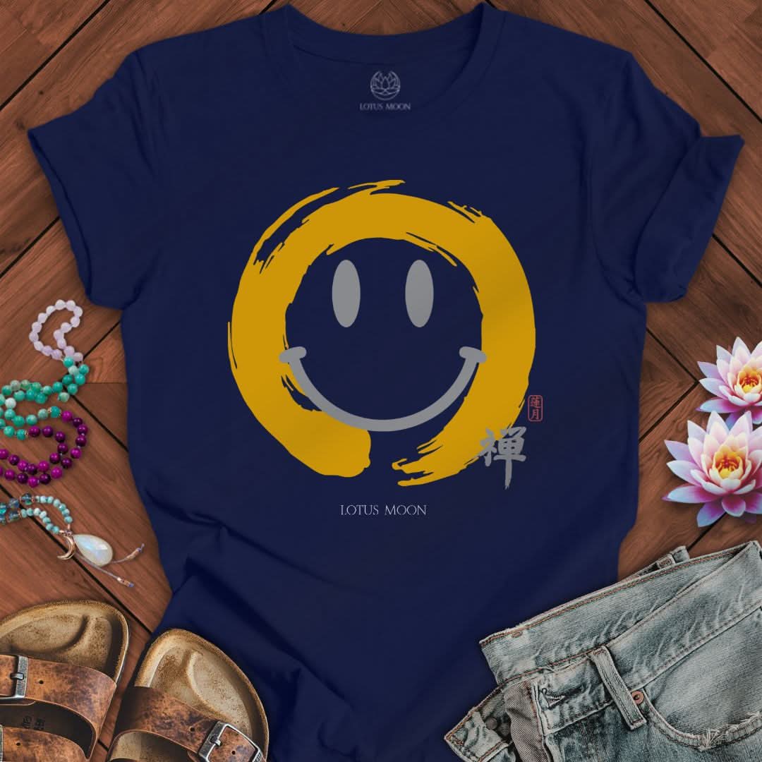 Enso Smile Tee Navy