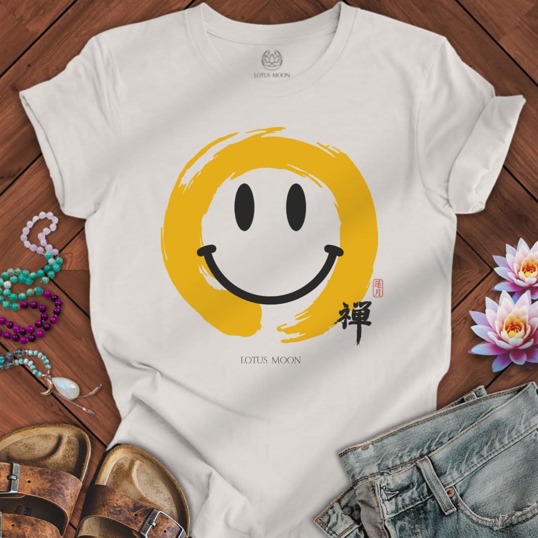 Enso Smile Tee Vintage White