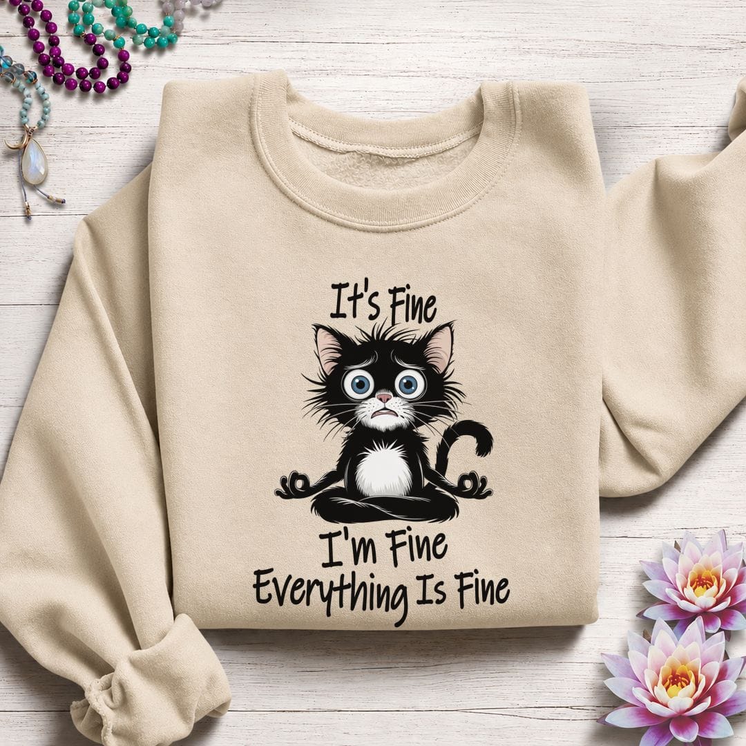 Everything is Fine Sweatshirt Sand