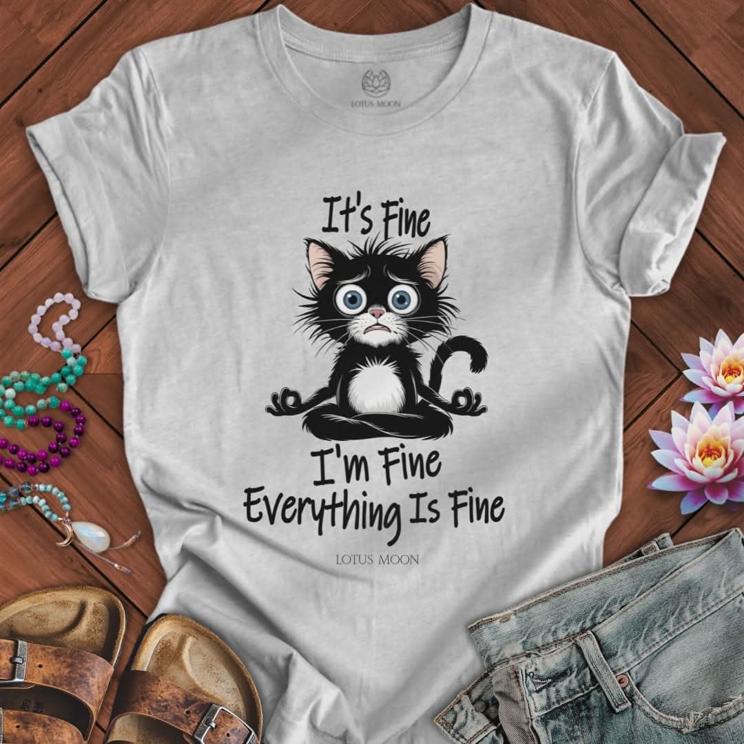 Everything Is Fine Tee Athletic Heather