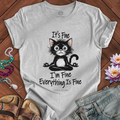 Everything Is Fine Tee Athletic Heather