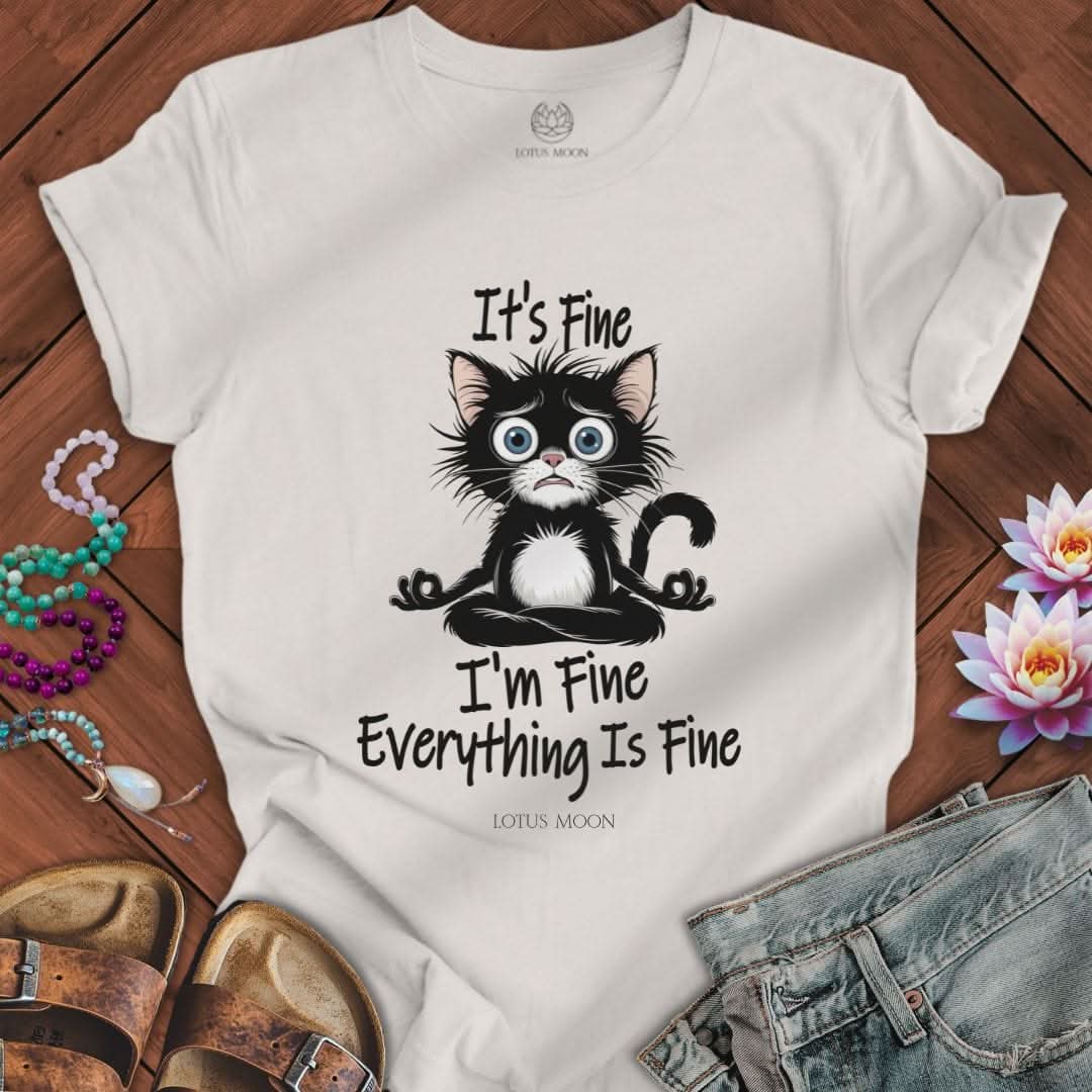 Everything Is Fine Tee Vintage White