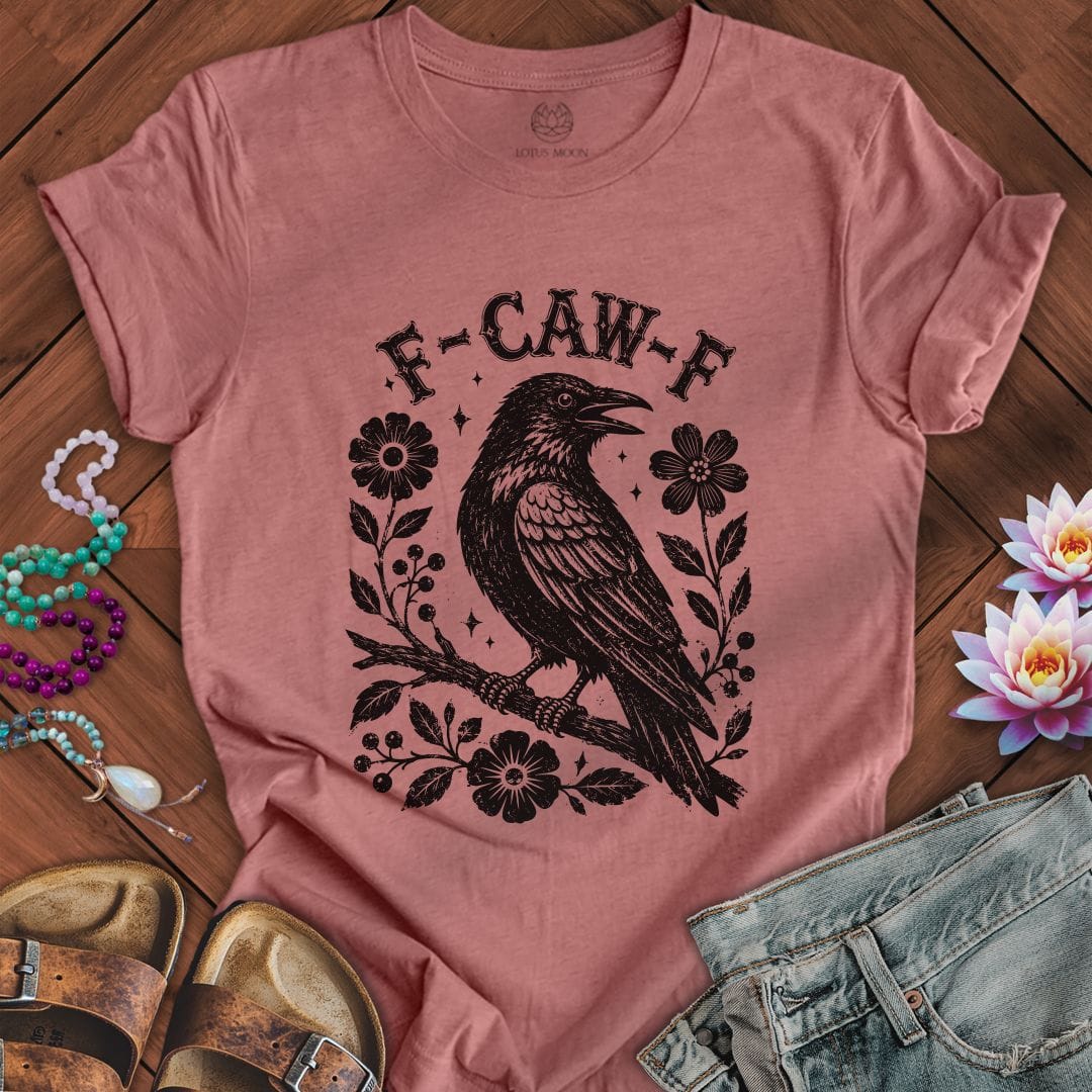Printify T-Shirt F-CAW-F Tee Heather Mauve / S