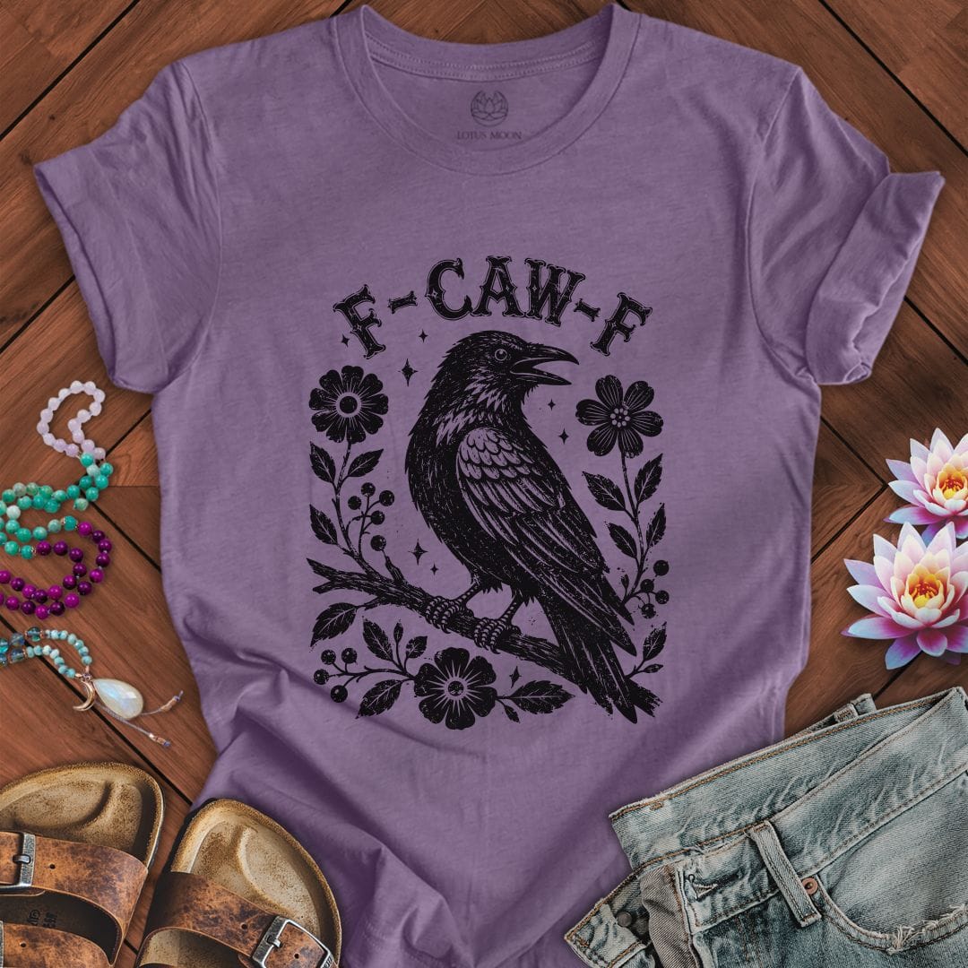 Printify T-Shirt F-CAW-F Tee Heather Purple / S