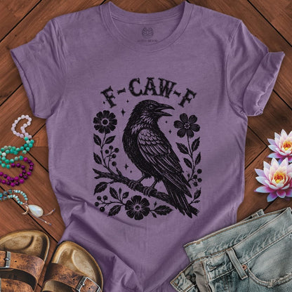 Printify T-Shirt F-CAW-F Tee Heather Purple / S