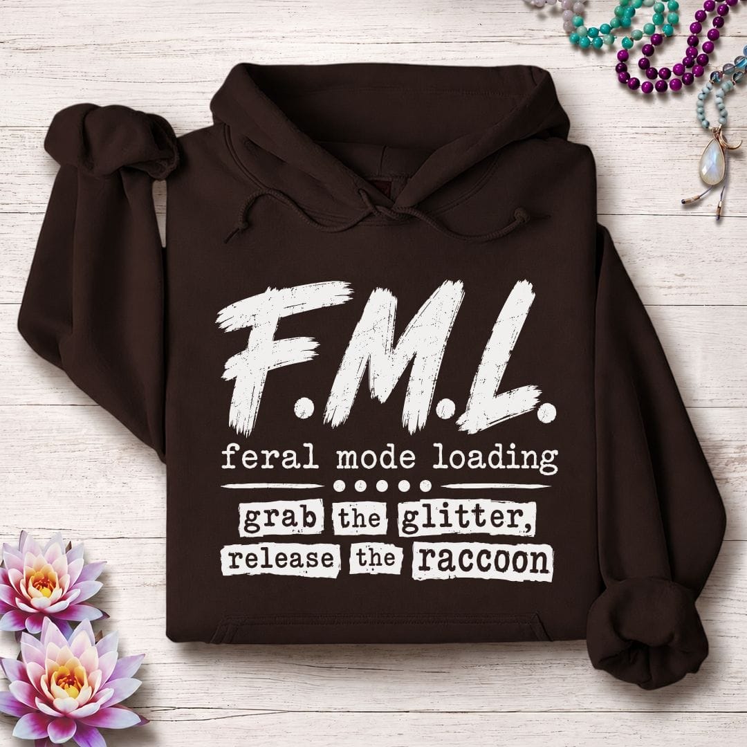 Printify Hoodie F.M.L. Hoodie Dark Chocolate / S