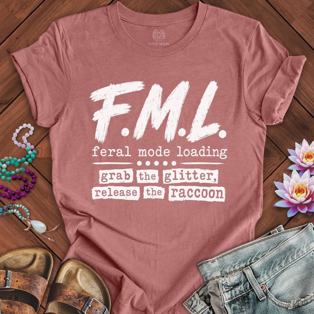 Printify T-Shirt F.M.L. Tee Heather Mauve / S