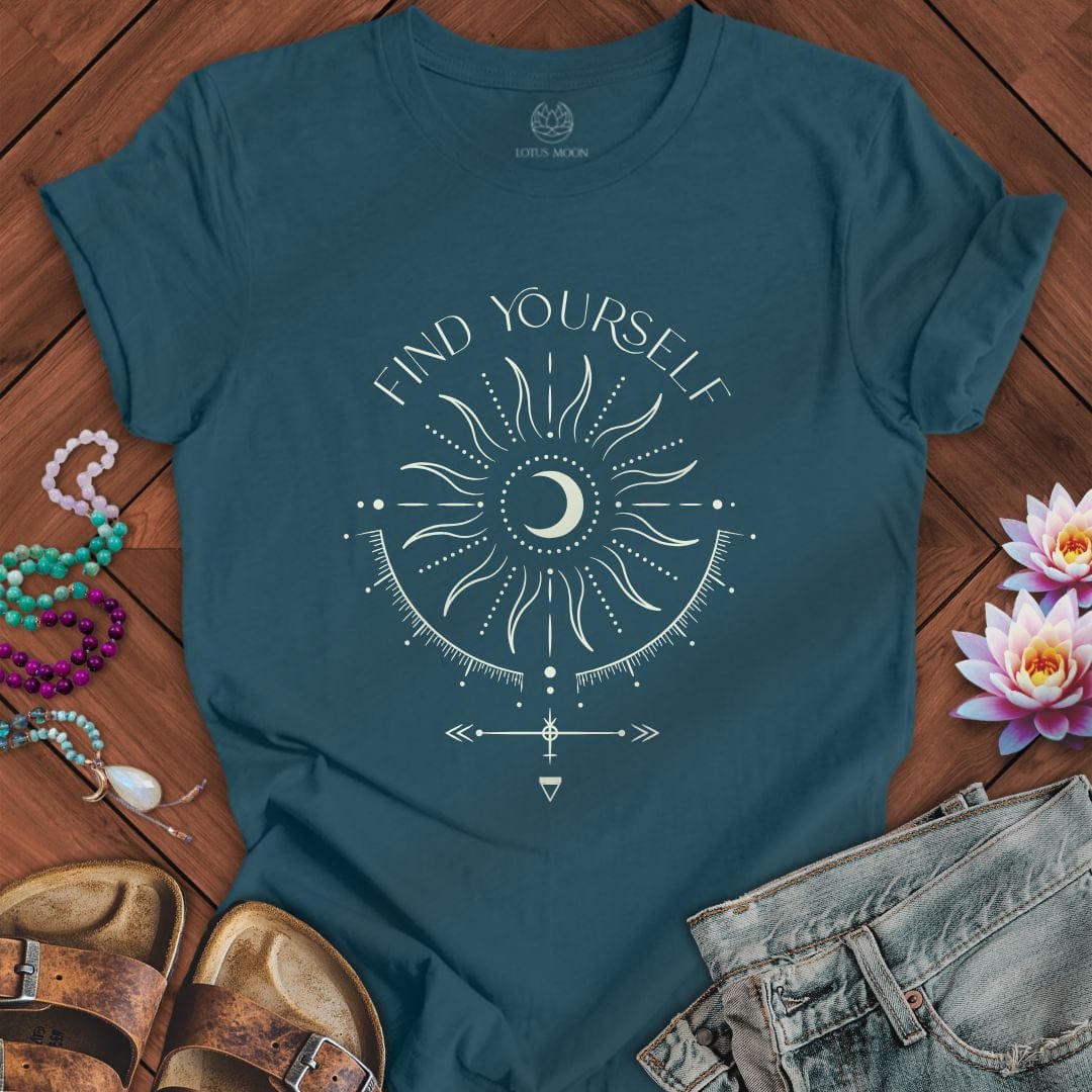 Find Yourself Tee Deep Teal