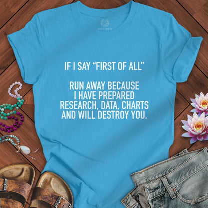 First of All Tee Aqua