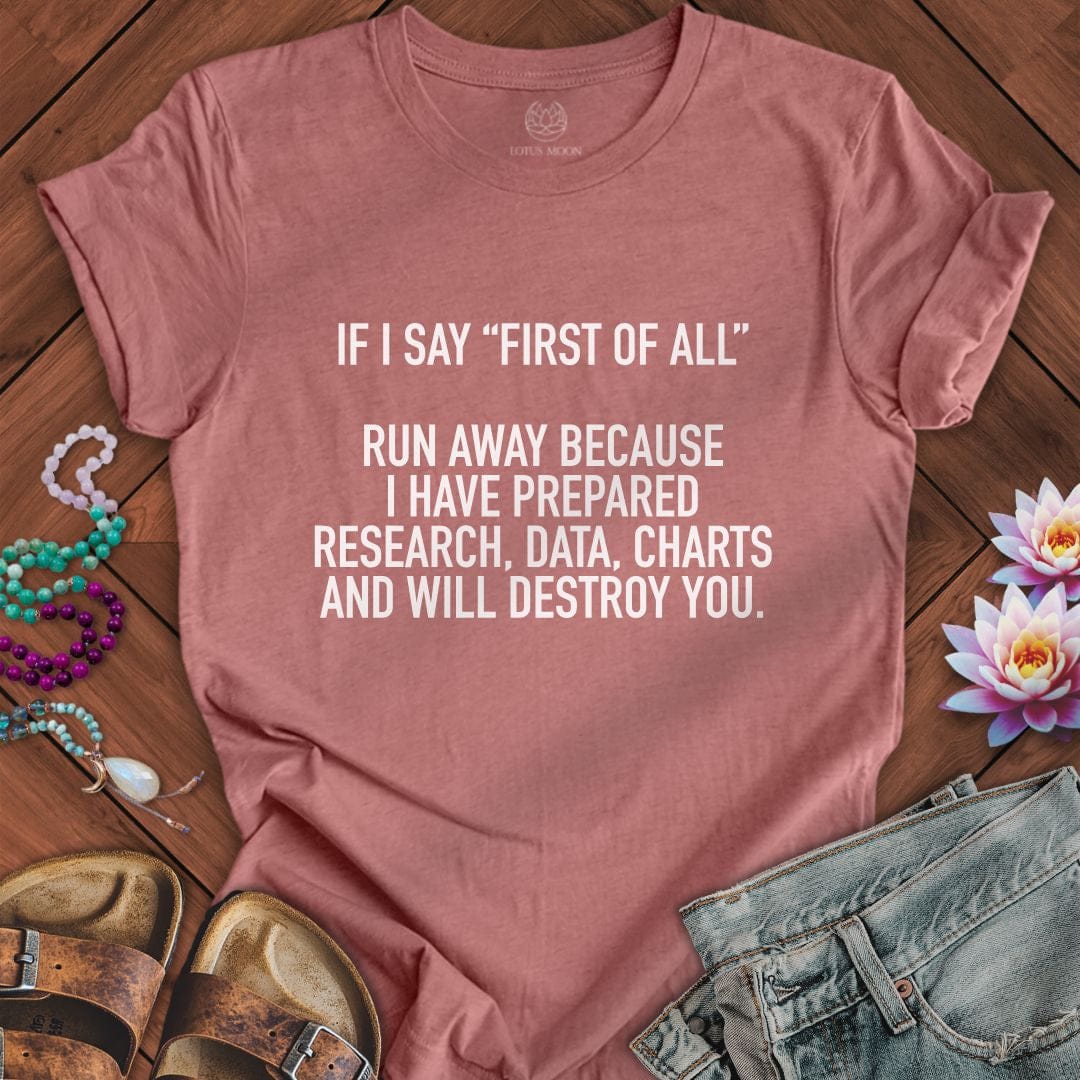First of All Tee Heather Mauve
