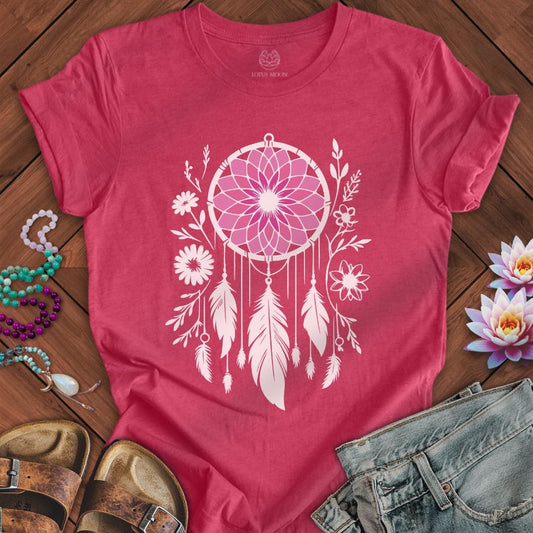 Floral Dreamcatcher Tee Berry