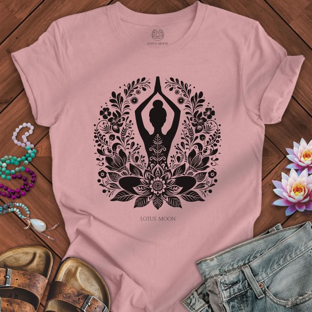 Floral Yoga Tee Orchid