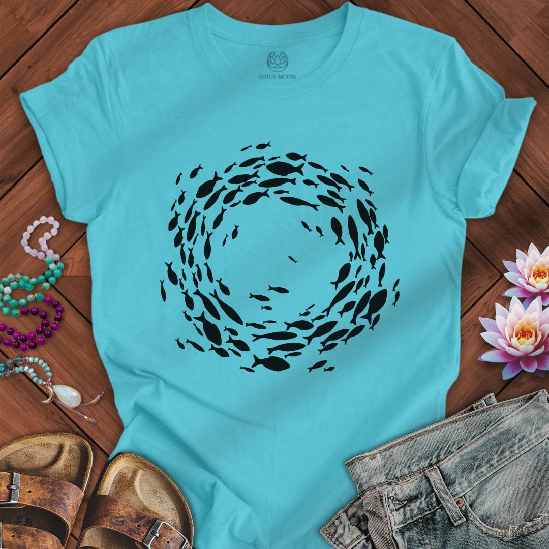Printify T-Shirt Follow The Leader Tee Turquoise / S