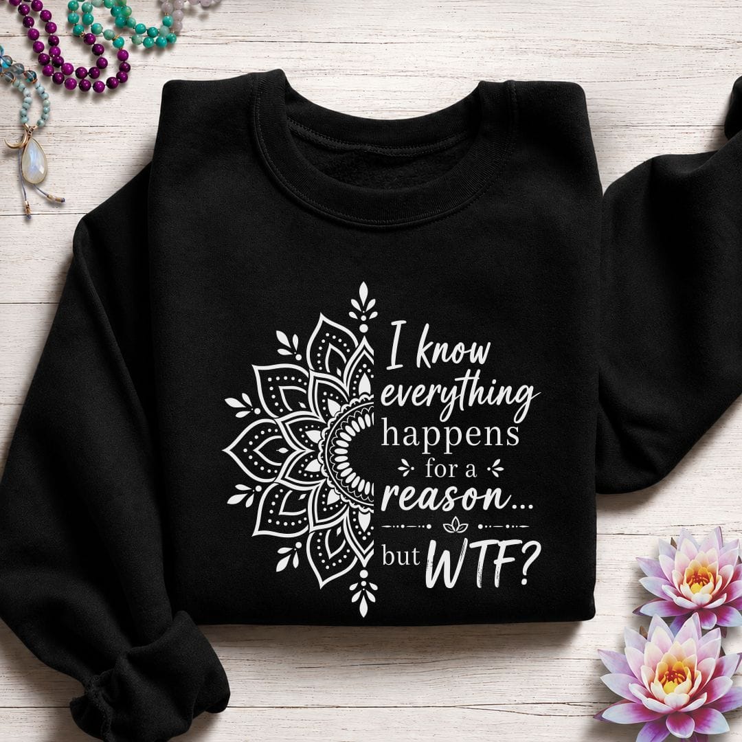 For a Reason Sweatshirt Black