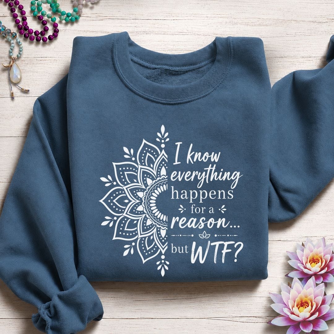 For a Reason Sweatshirt Indigo Blue