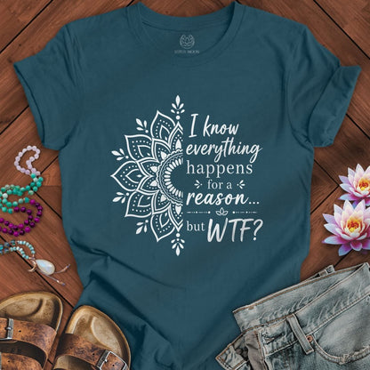 Printify T-Shirt For A Reason Tee Deep Teal / S