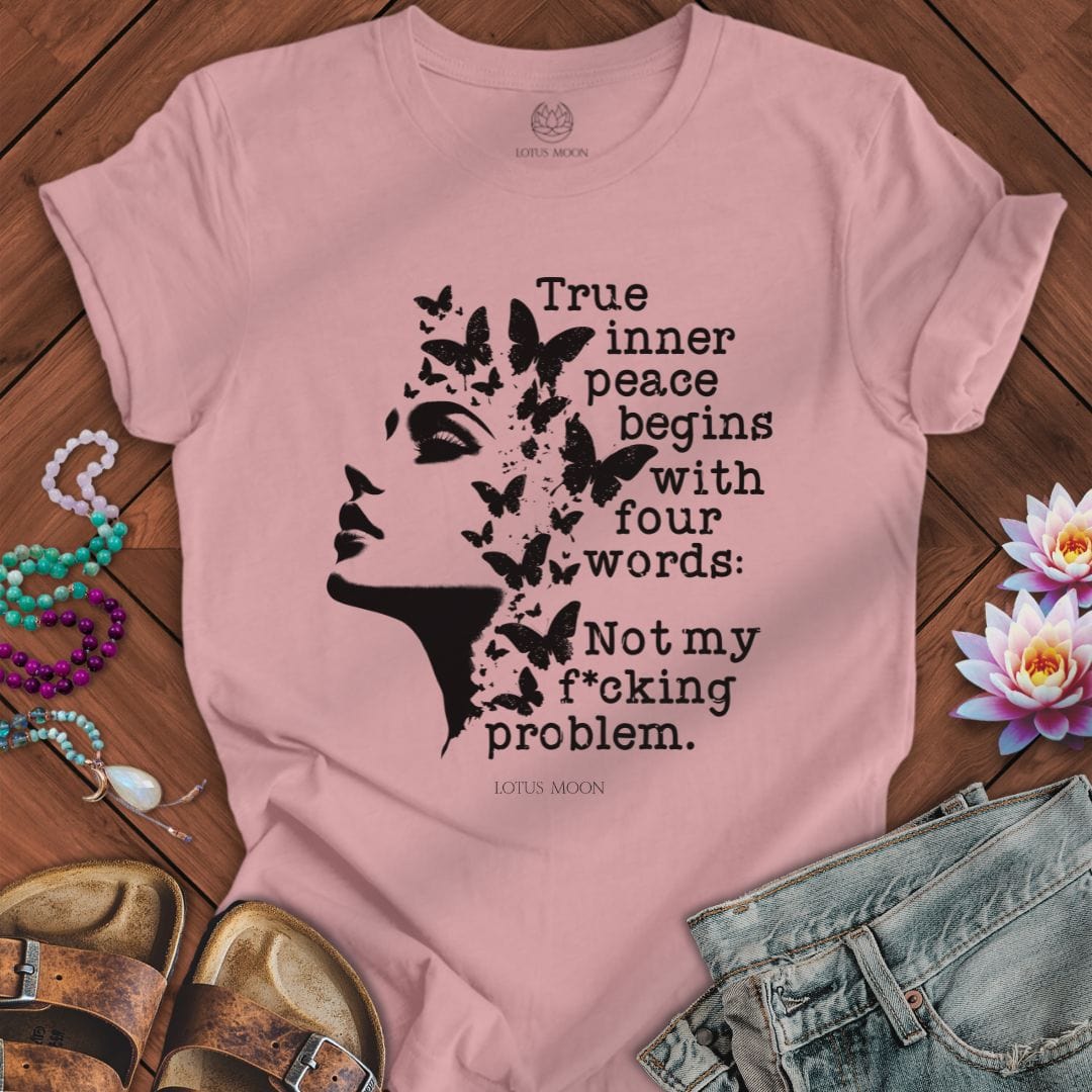Four Words Tee Orchid