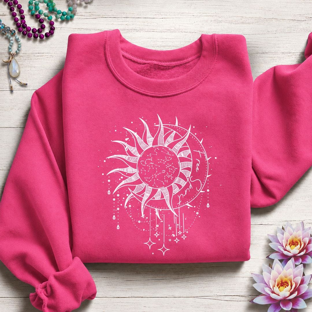 Free Spirit Sweatshirt Heliconia
