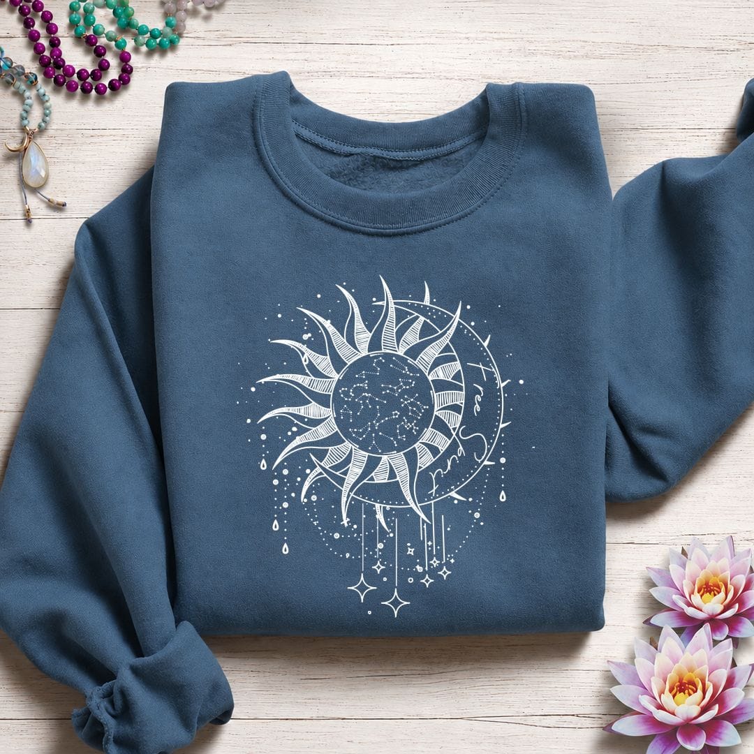 Free Spirit Sweatshirt Indigo Blue