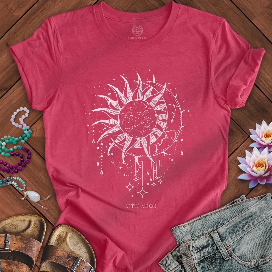 Free Spirit Tee Heather Raspberry