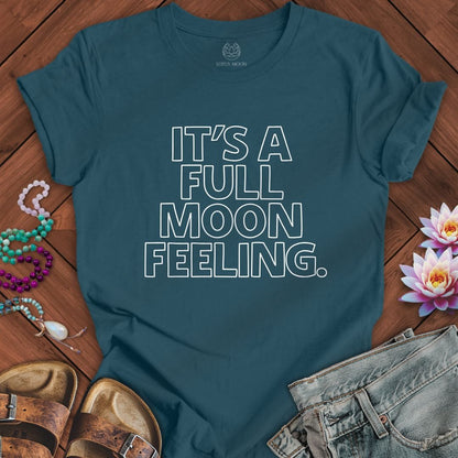 Full Moon Feeling Tee Deep Teal