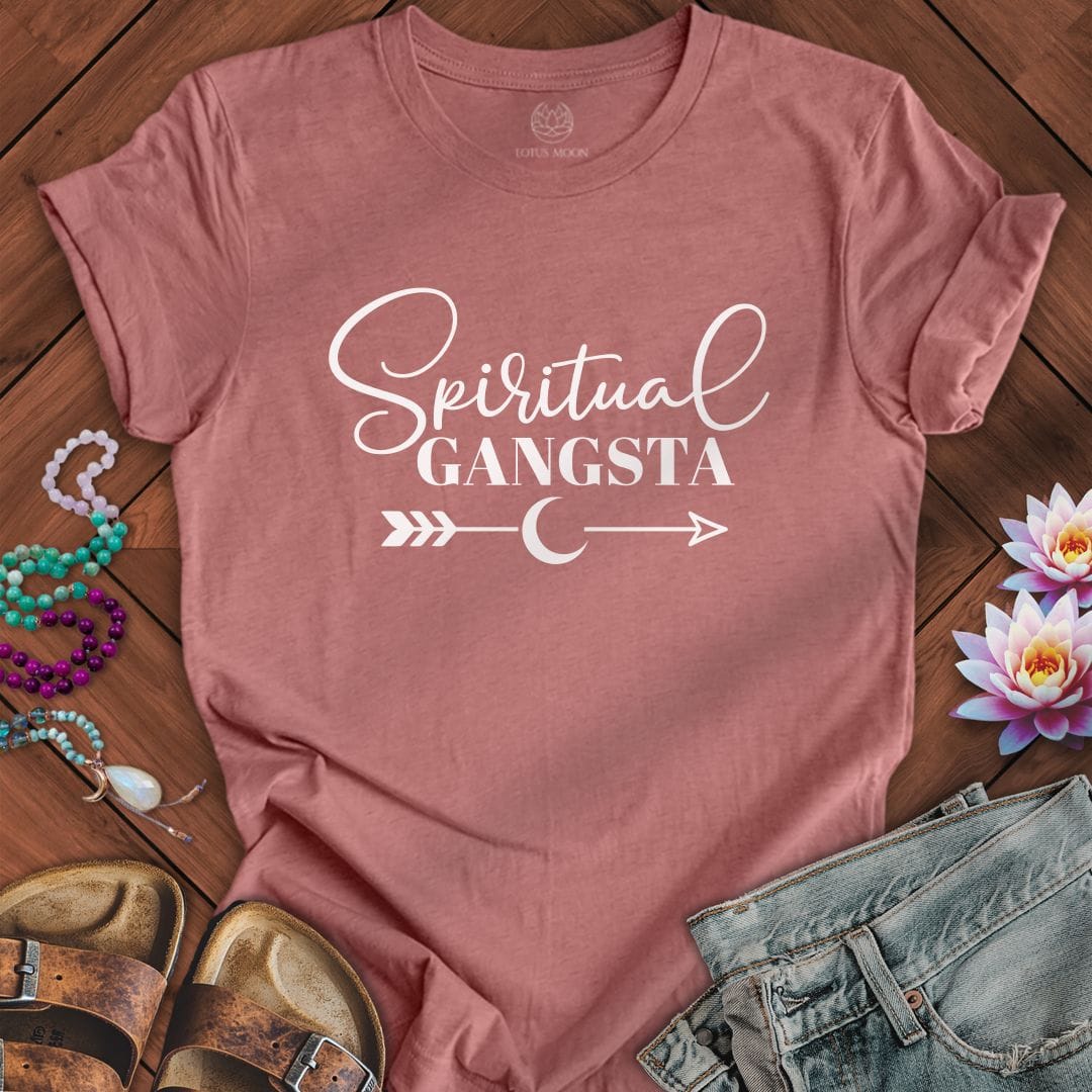 Printify T-Shirt Gangsta Tee Heather Mauve / S